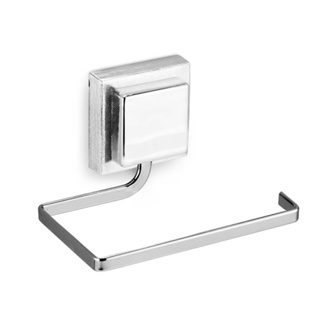 Papeleiro Porta Papel Higienico c/ Autocolante Fixo Parede Cromado 3M Arthi Banheiro Lavabo em Oferta na Shopee