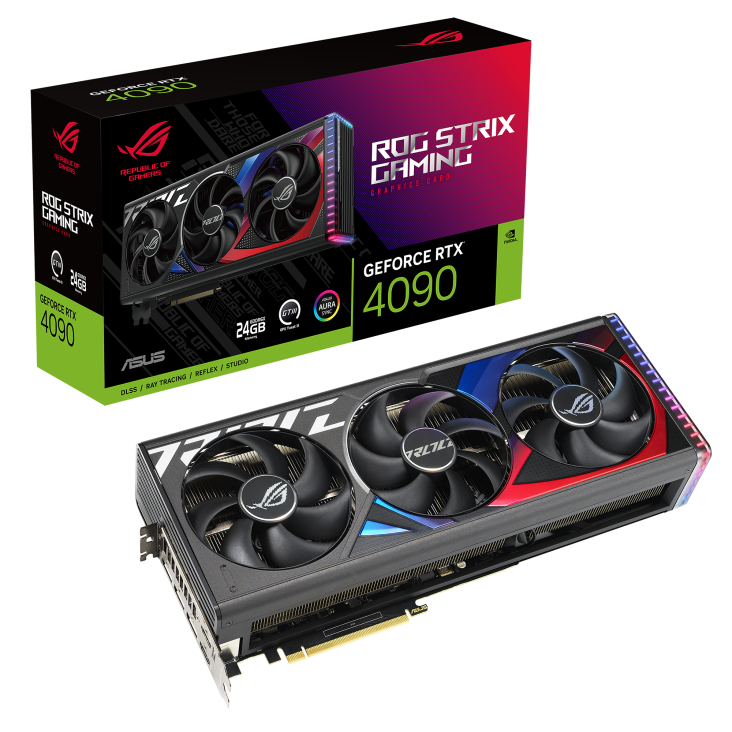 PLACA DE VIDEO RTX 4090 24GB ASUS ROG STRIX