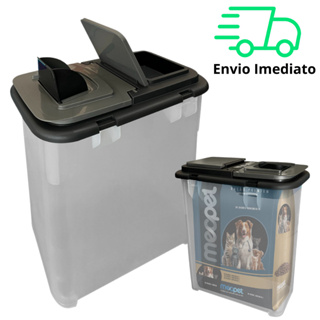 Container Porta Ração 15KG + Pá Dosadora Com 35 Litros em Oferta na Shopee