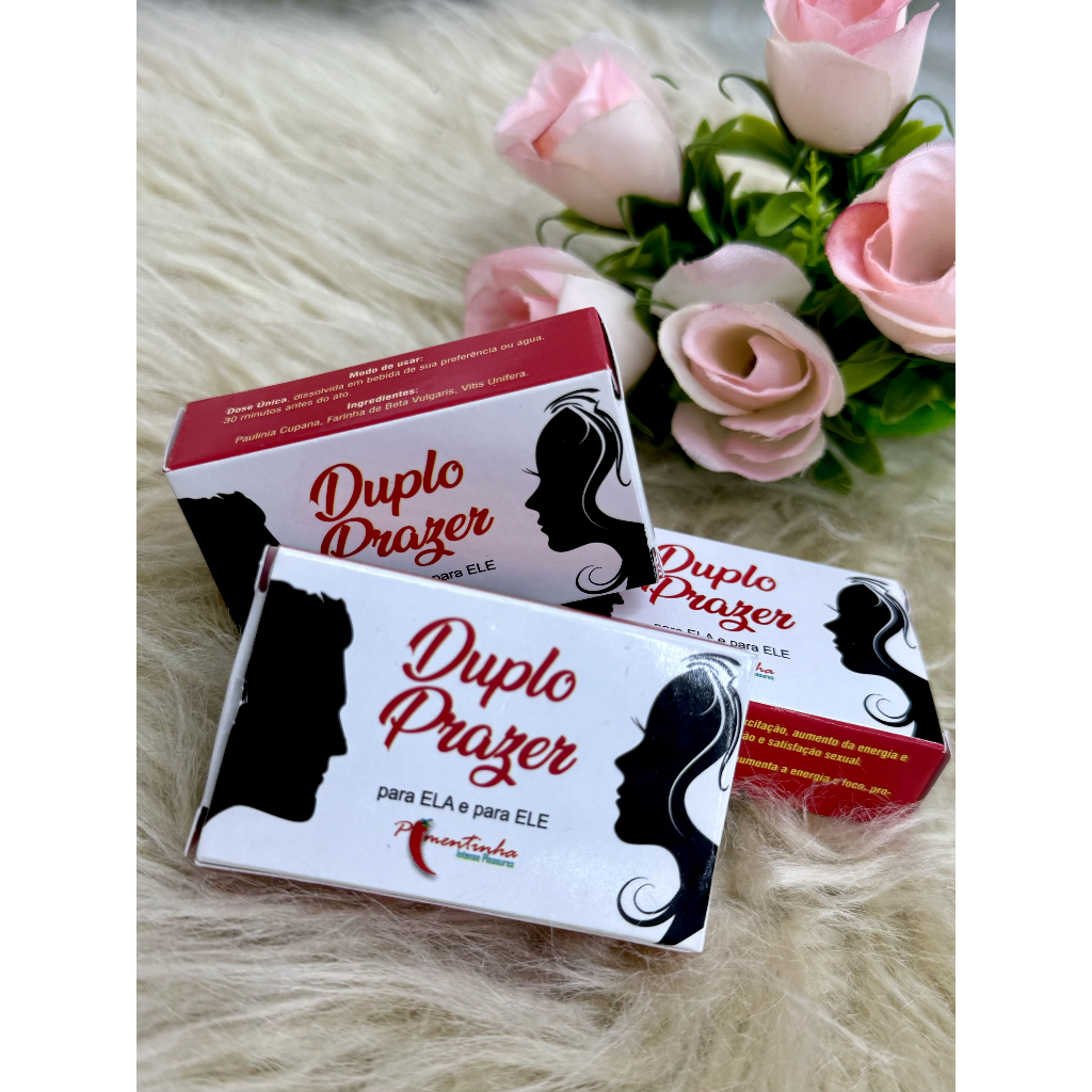 Duplo prazer - Para Ela e para Ele - Sexshop - Bem estar sexual - Para Casais - Mais energia em Oferta na Shopee
