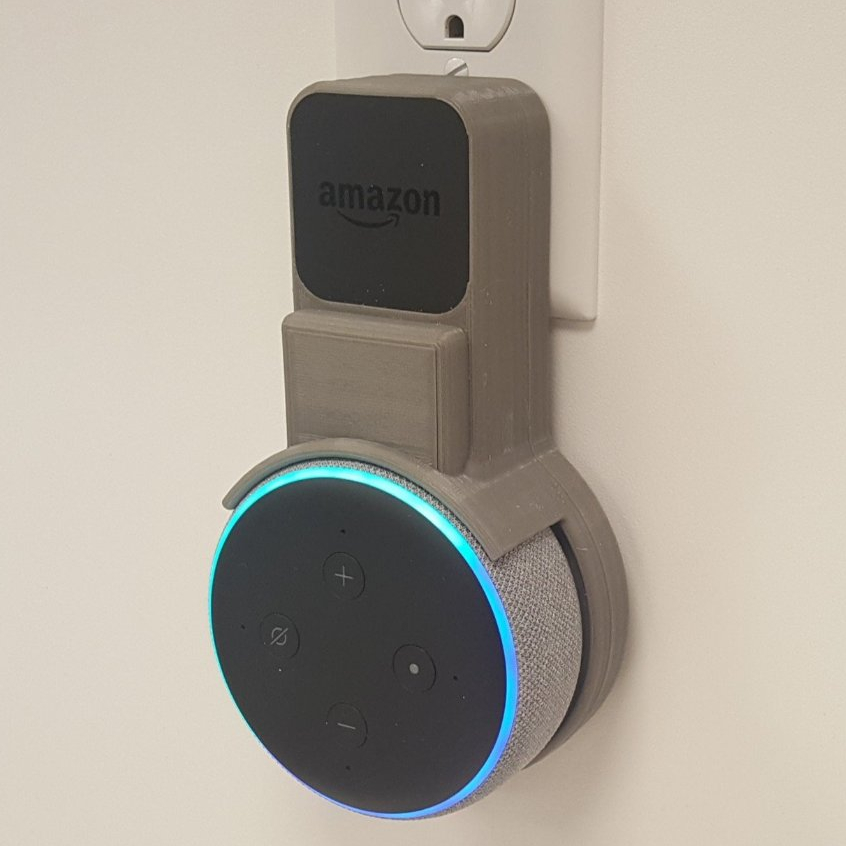 Suporte de Tomada para Alexa Echo Dot 3