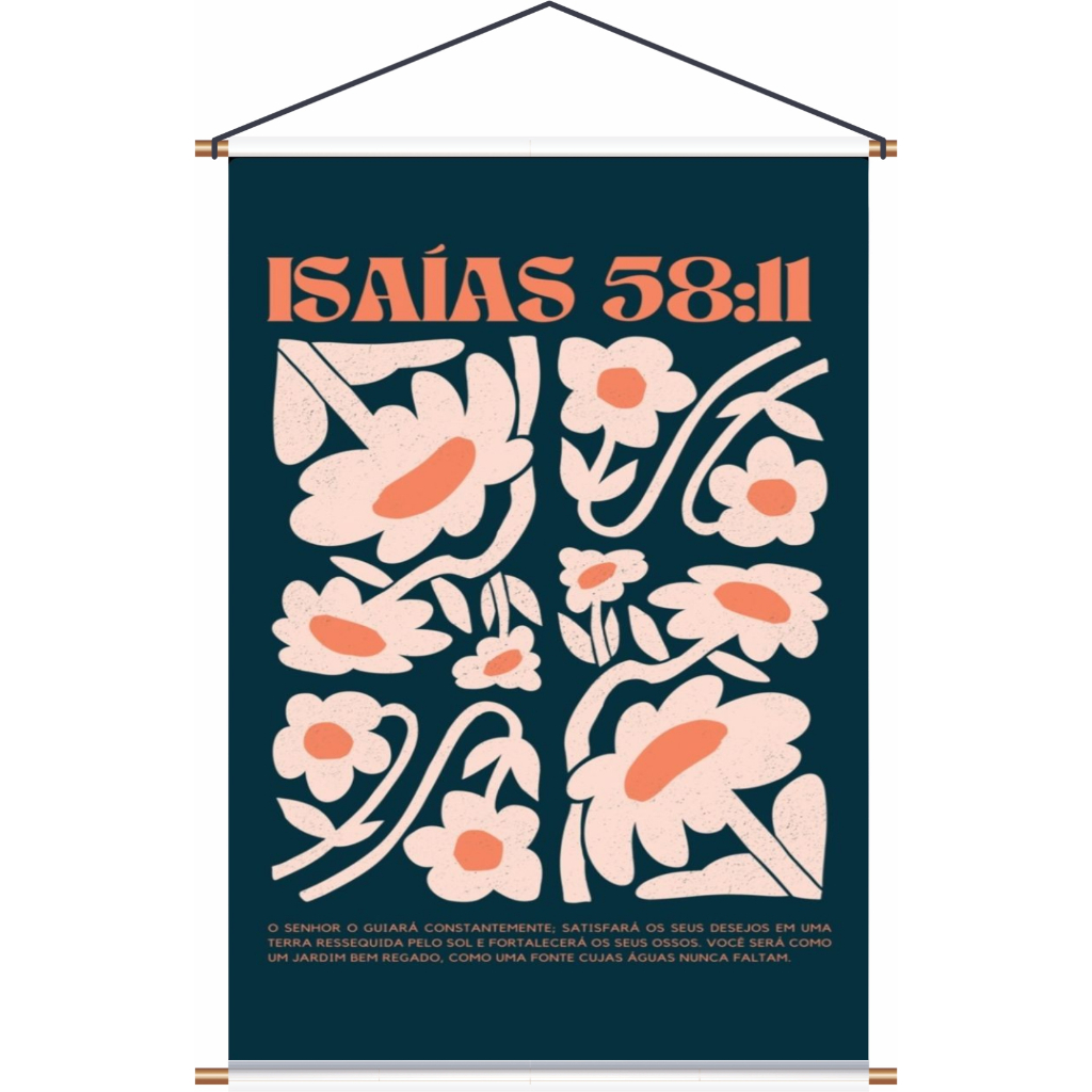 Banner Arte Pronta - Isaías 58:11