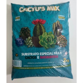 Substrato Especial para Cactos e Suculentas Cactu's Mix- 2kg em Oferta na Shopee