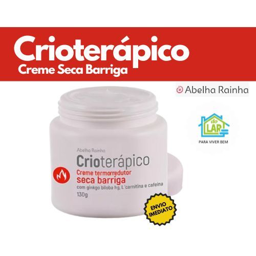 Creme Crioterápico Termo Redutor Seca Barriga 130g Abelha rainha