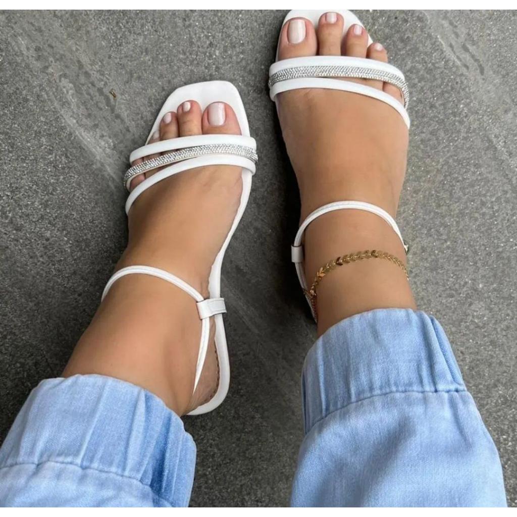 sandalia rasteira Perfeitas para o verão Eleve seu estilo para todas as ocasiões