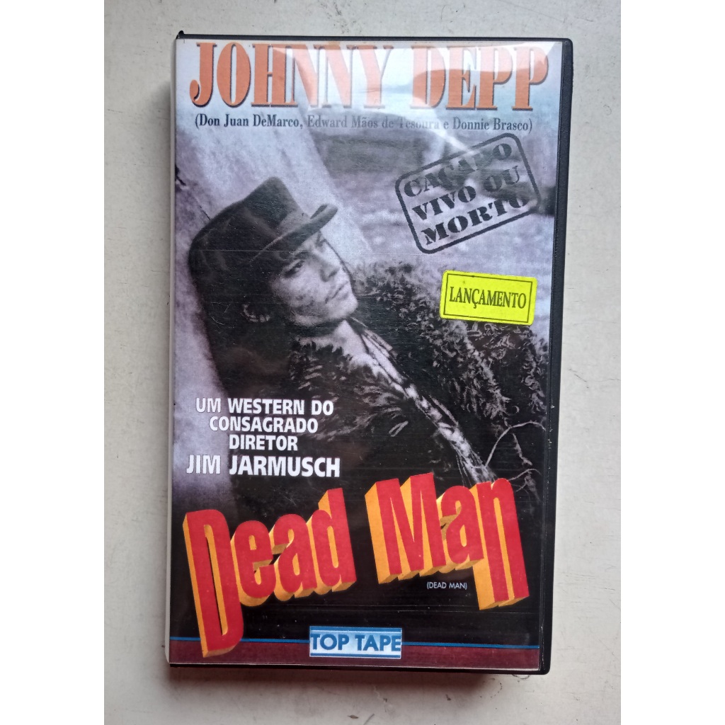 Filme VHS - Dead Man - Com Johnny Depp - 1995