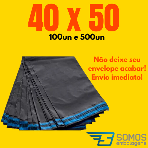 Envelope de envio 40 x 50 Embalagem segurança 100 500 unidades Correios em Oferta na Shopee