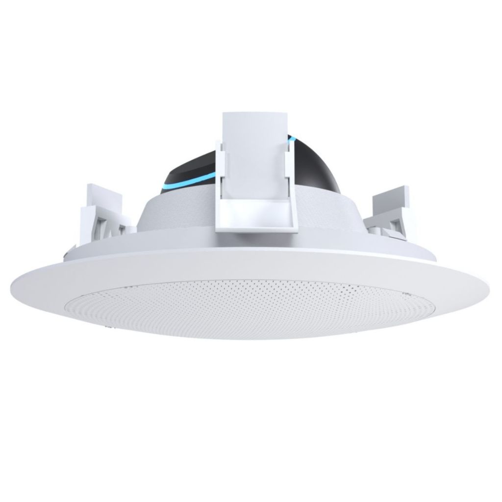 Arandela Suporte Stand de Embutir no Teto Linha Lux Compatível com Amazon Alexa Echo Dot 4 e 5