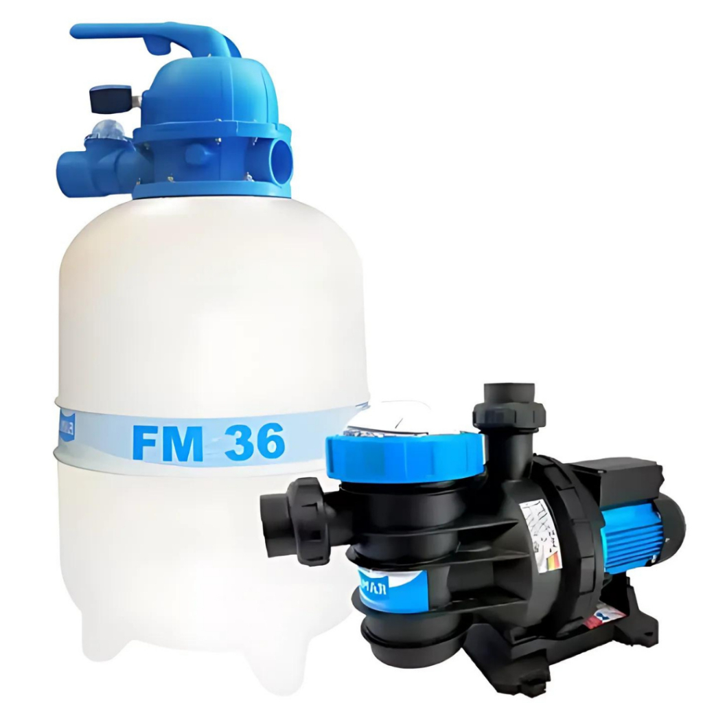 Filtro Para Piscina Até 40 Mil Litros + Bomba 1/3Cv Sodramar em Oferta na Shopee