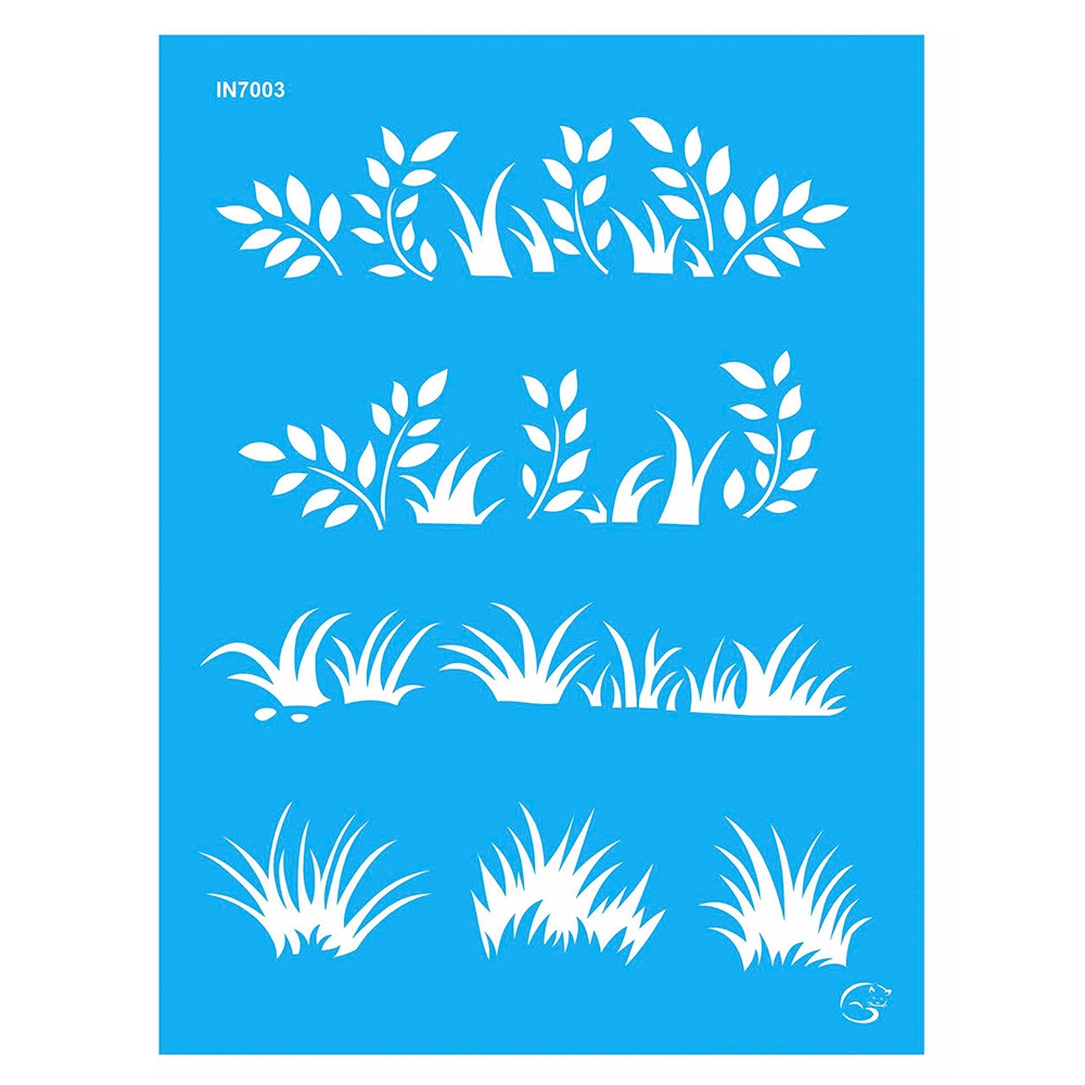 IN7003 - Graminha - 15x20 - Stencil Gatas Arteiras em Oferta na Shopee