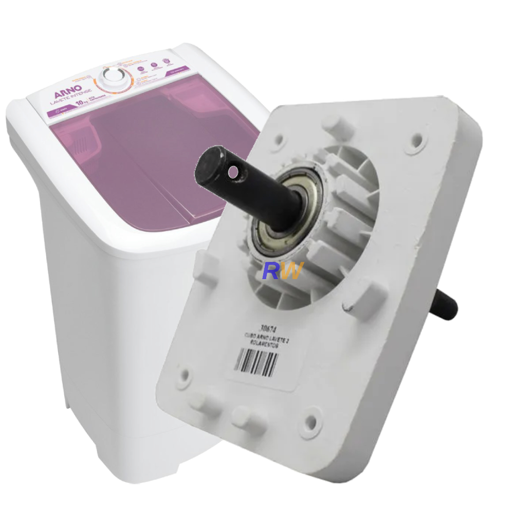 Cubo Eixo Tanquinho Compatível C/ Arno Lavete Intense 10 Kg 11kg