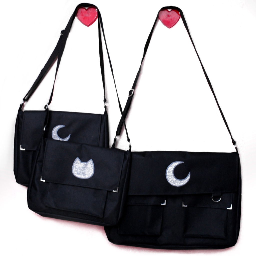 Bolsa Tiracolo Escolar - Grande e Média - Studio 11 em Oferta na Shopee