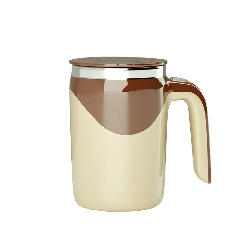 Caneca Térmica Copo Magnética Misturador De Bebidas Mixer Café Shake Leite Whey Protein 380ml