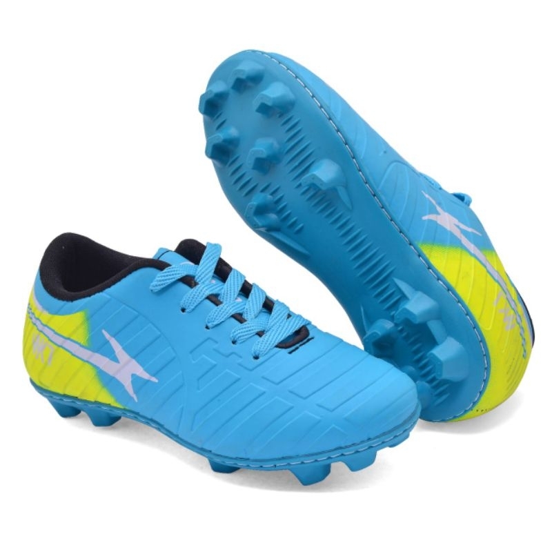 Chuteira Infantil Masculina Campo Antiderrapante, Cores Vibrantes, Resistente costurada, 28 ao 33