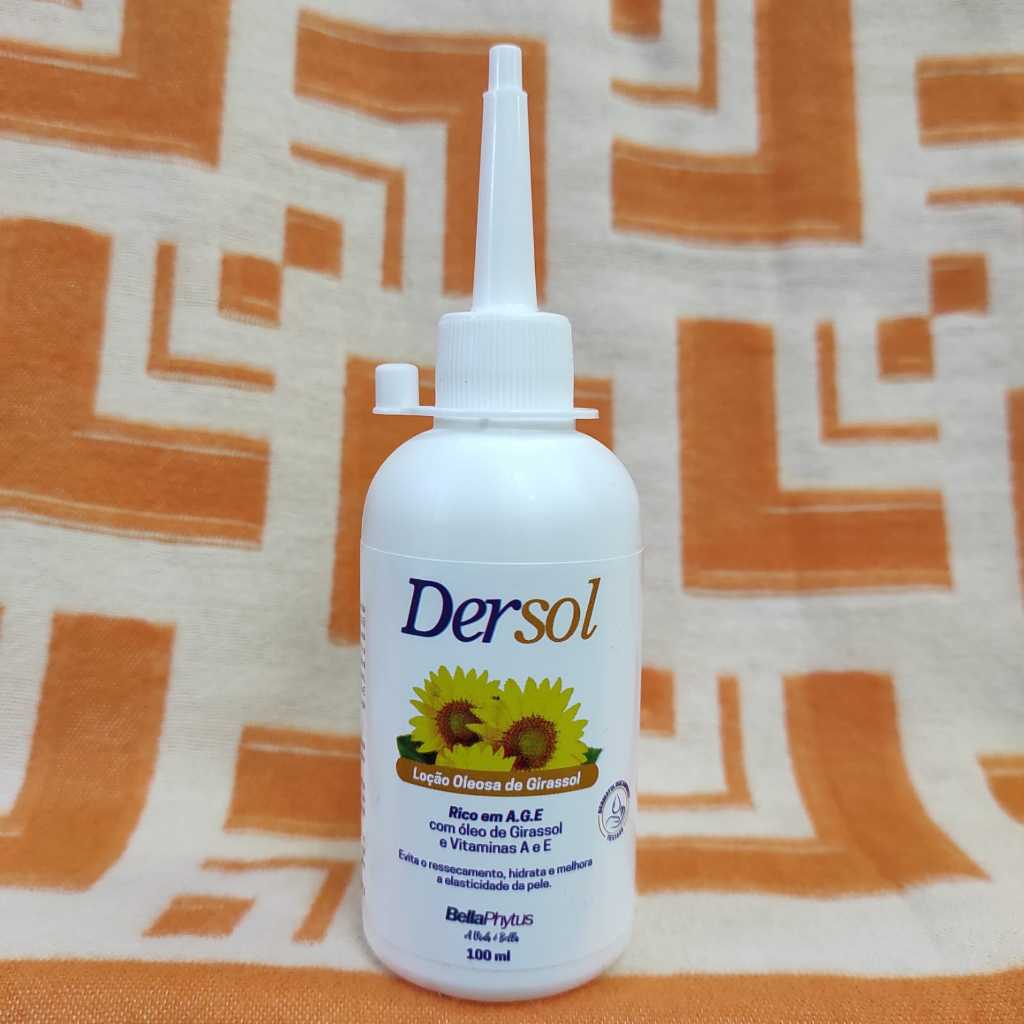 DERSOL 100ML loção oleosa de girassol (Bellaphytu)