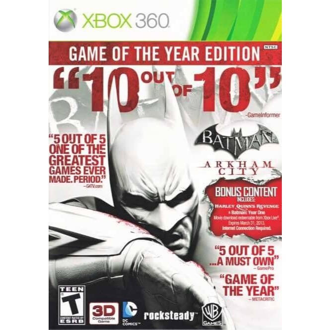 Batman: Arkham City Game of the Year Edition Desbloq LT