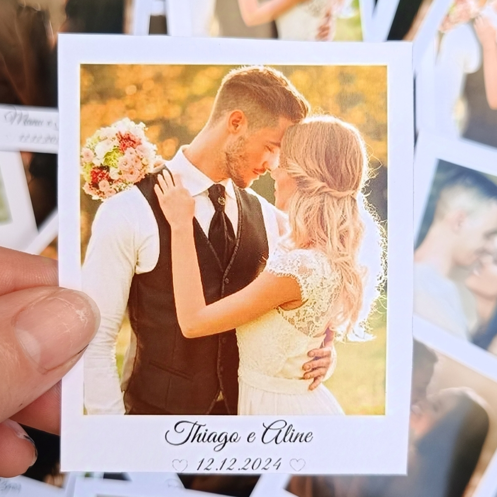 Mini Fotos Personalizadas - Tamanho 7x9cm - Envio Rápido em Oferta na Shopee