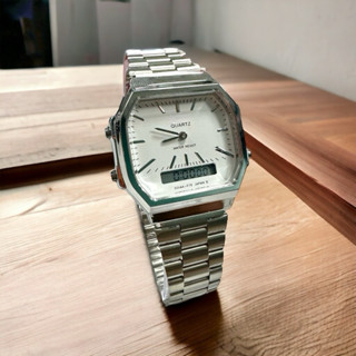 Relógio Feminino 230 Edição Especial relogio quadrado Digital Quartz Aço Unissex em Oferta na Shopee