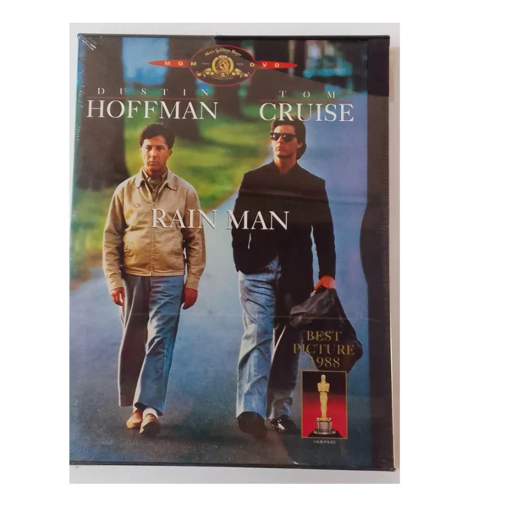 Dvd Rain Man Tom Cruise Dustin Hoffman Mgm 1988 Importado USA Ingles com Legendas em Espanhol