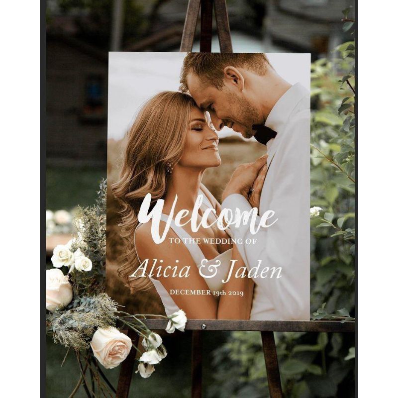 Placa Decorativa Para Casamento 90x60cm