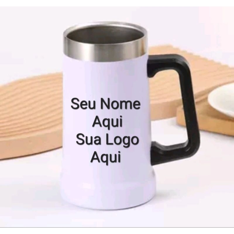 Caneca Térmica Para Cerveja Chopp Copo Térmico 710 ML Personalizado