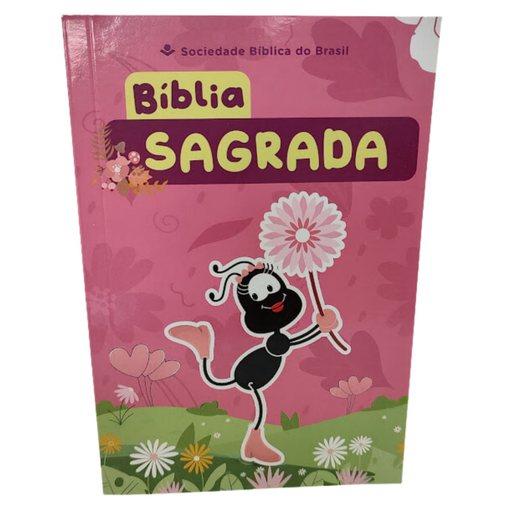 Bíblia Sagrada Infantil Completa Turma Smilinguido Brochura Versão NTLH Nova Tradução Linguagem Hoje