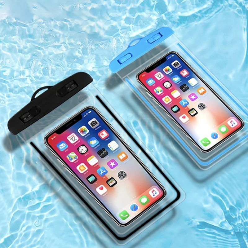 Kit 2 Capa a Prova de Agua Celular Impermeável Touch Capinha Chuva Mergulhador IP68 em Oferta na Shopee