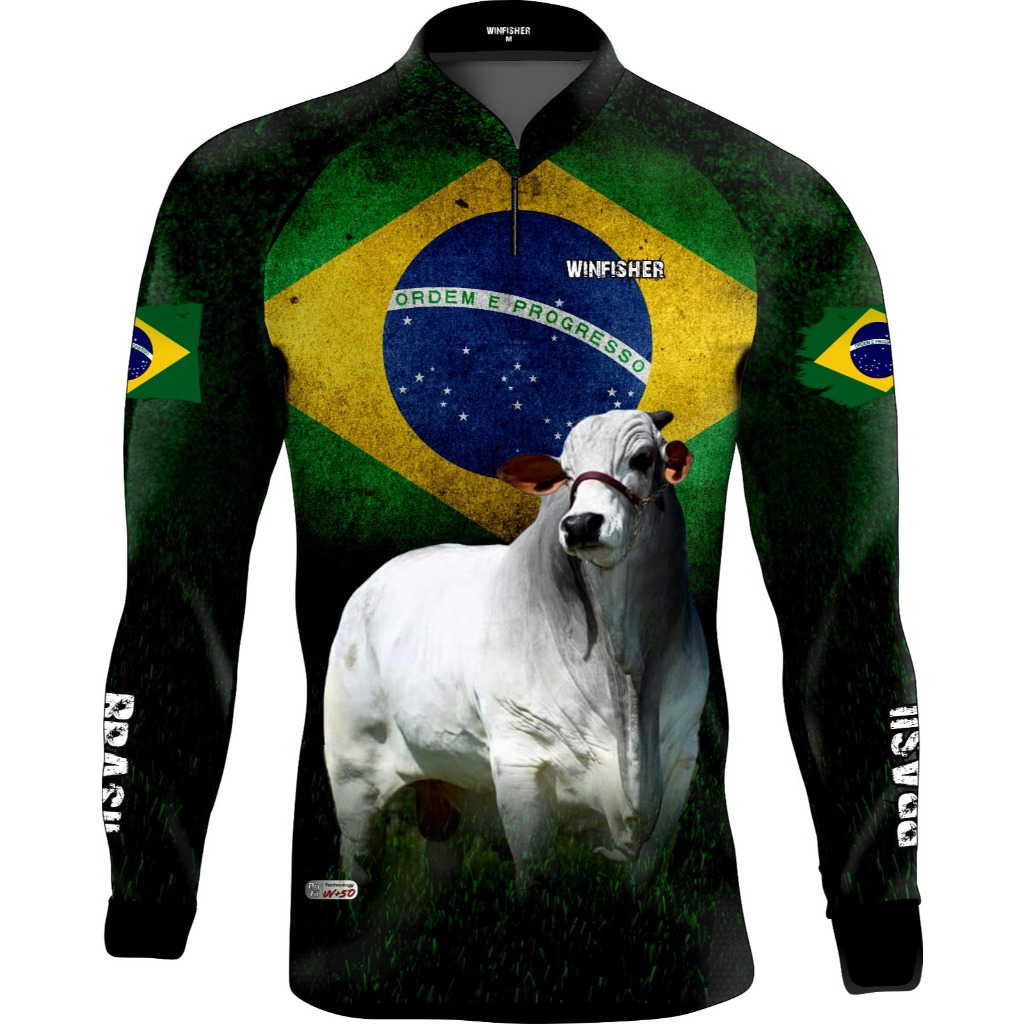 Camiseta Nortrek UV50 Nelore Brasil Agro