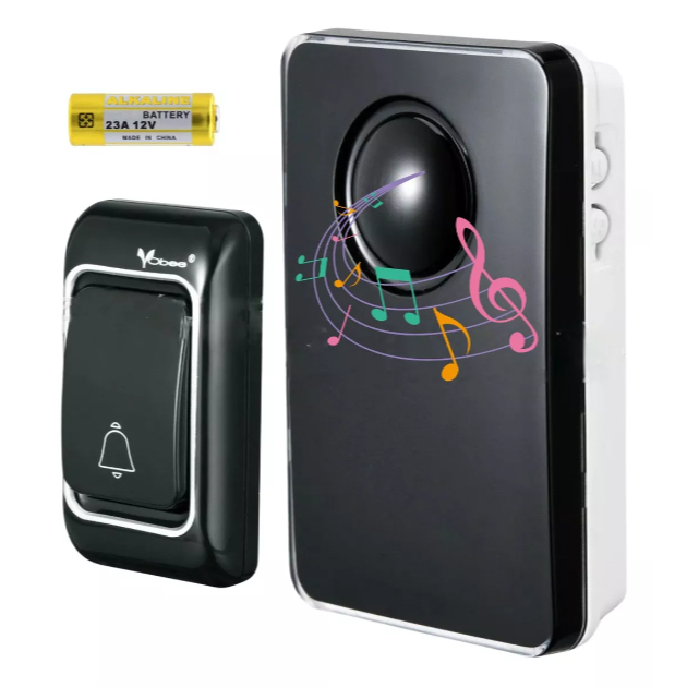 Campainha Residencial Sem Fio Longo Alcance 200m Prova Dágua