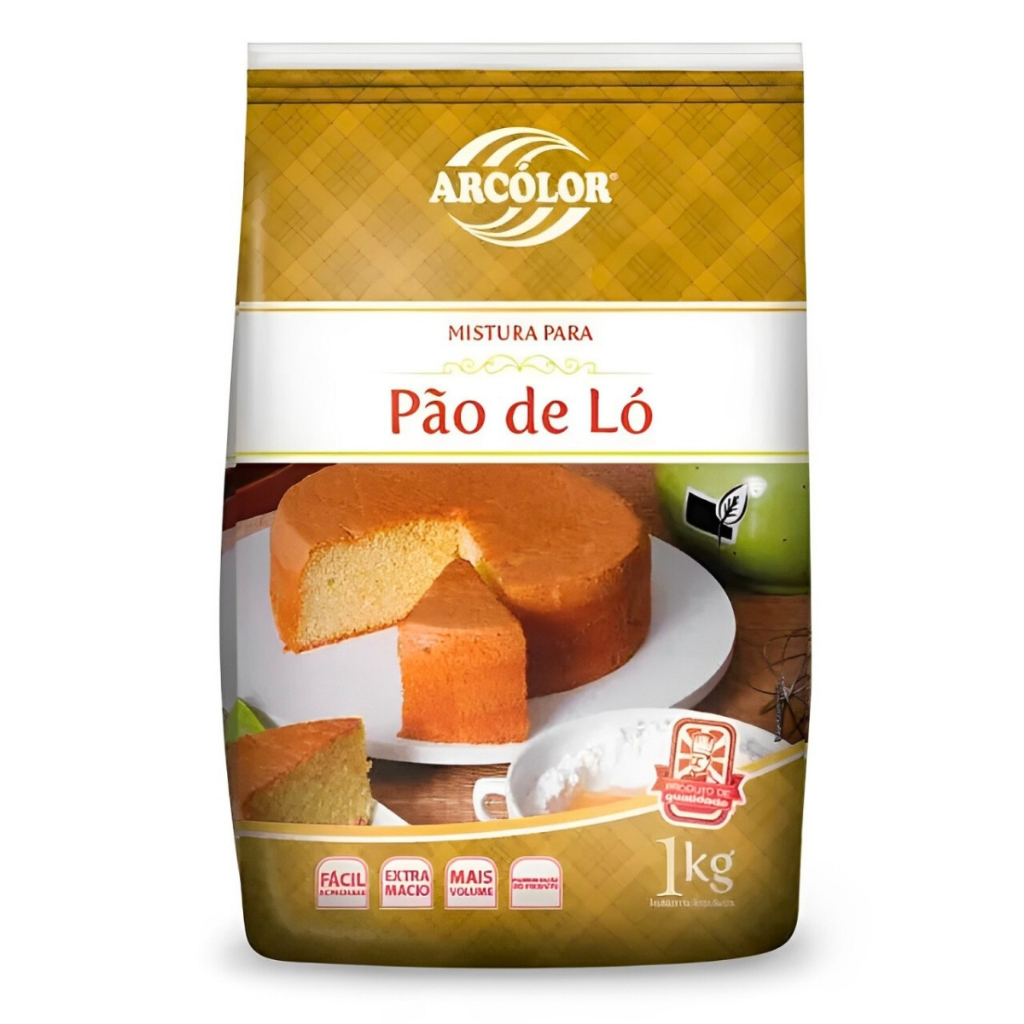 Mistura Para Pão De Ló 1kg - Arcolor Mistura Para Pão De Ló 1kg - Arcolor