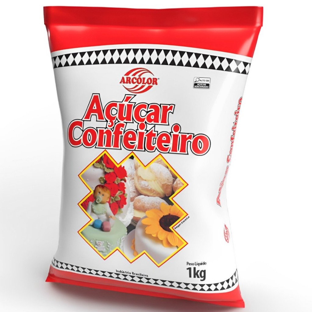Açúcar Confeiteiro 1kg - Arcolor