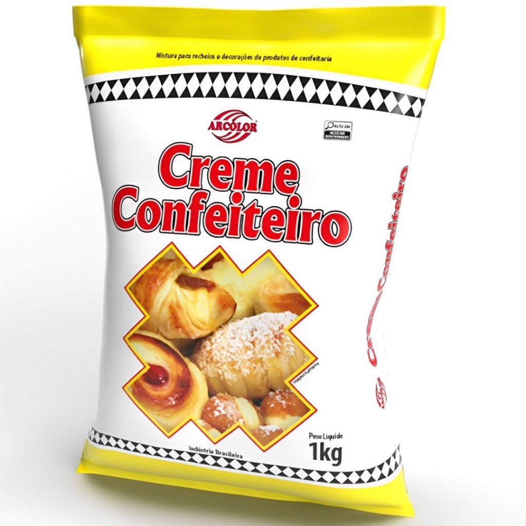 Creme De Confeiteiro 1Kg - Arcolor Creme De Confeiteiro 1Kg - Arcolor