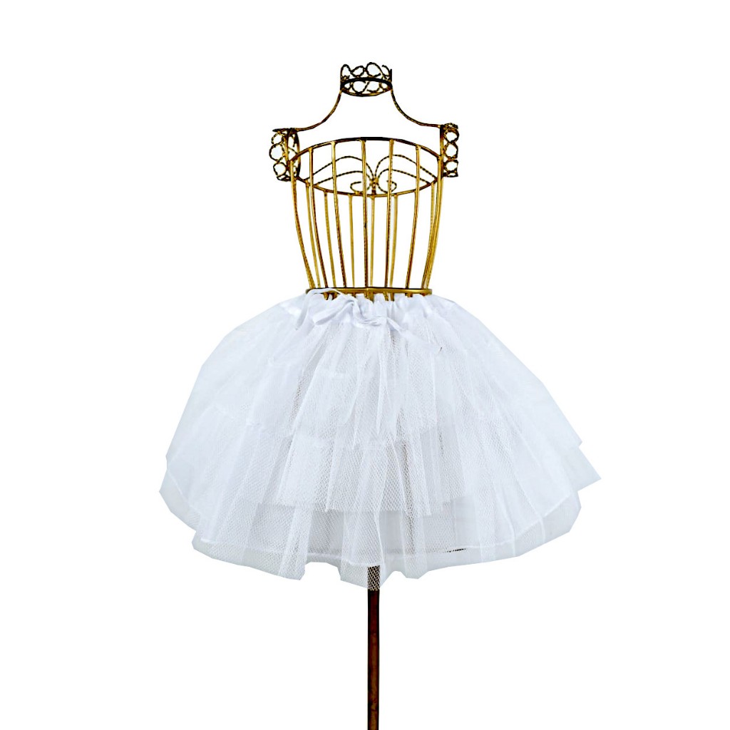 Saiote de Armação Vestido Rodado Anágua Tule Festa Daminha 1 ao 12 Anos em Oferta na Shopee