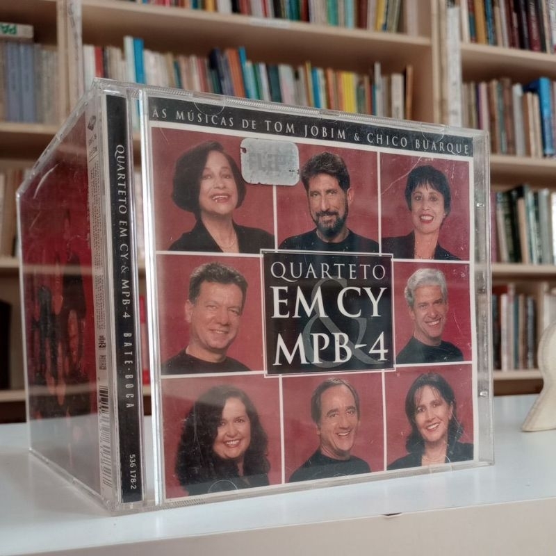CD Quarteto em Cy MPB 4 - as músicas de Tom Jobim e Chico Buarque