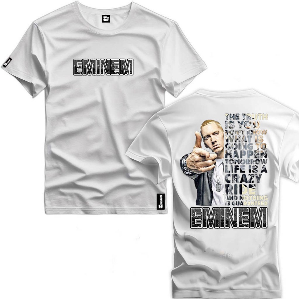 Camisa Camiseta Modelo Exclusivo Eminem Gangstar Tshirt Algodão Premium