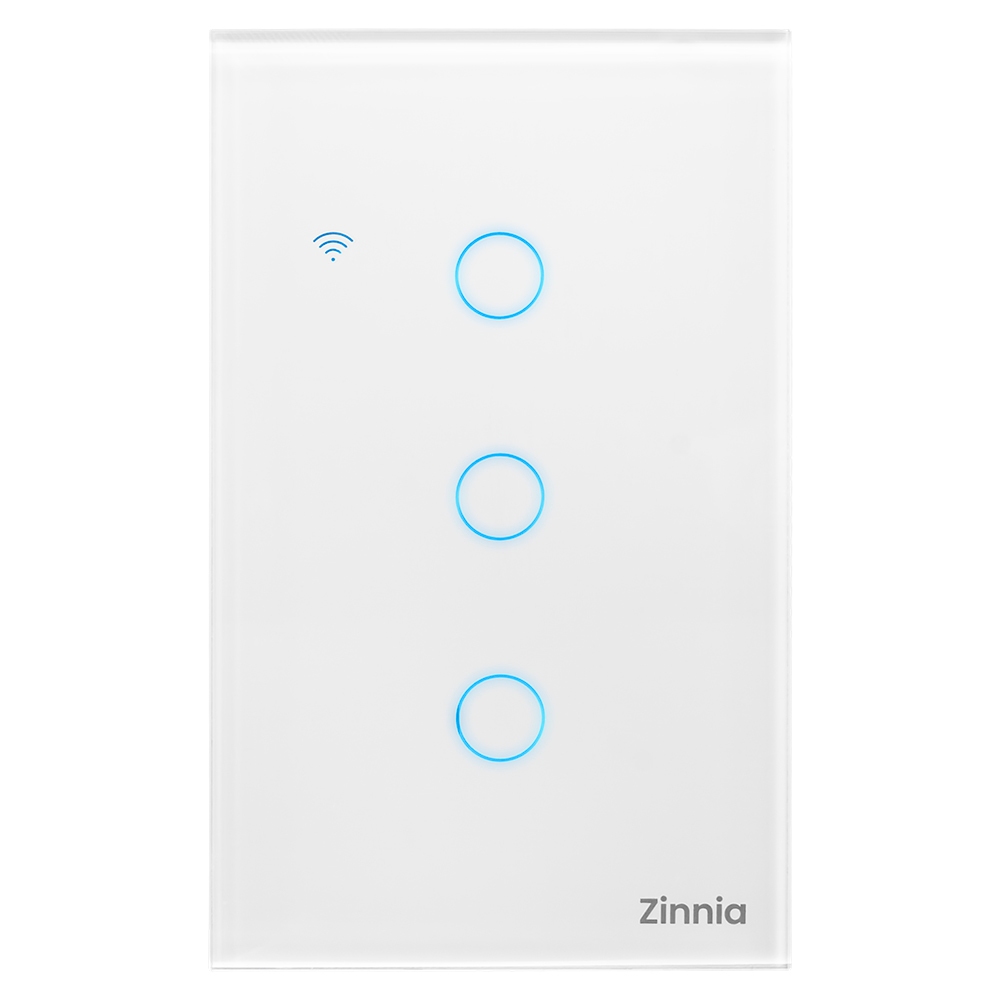 INTERRUPTOR SMART ZINNIA, 3 BOTÕES, 10A, 50/60HZ, BRANCO, ZNS-I3B-WH01 em Oferta na Shopee
