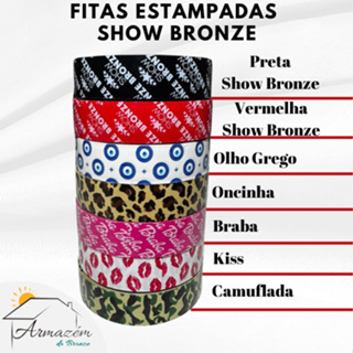 10 Fitas para Bronzeamento 20m x 18mm - Show Bronze Fixy em Oferta na Shopee
