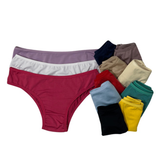 Kit com 5 Calcinhas Tanga Conforto De Microfibra C/ Forro de Algodão em Oferta na Shopee