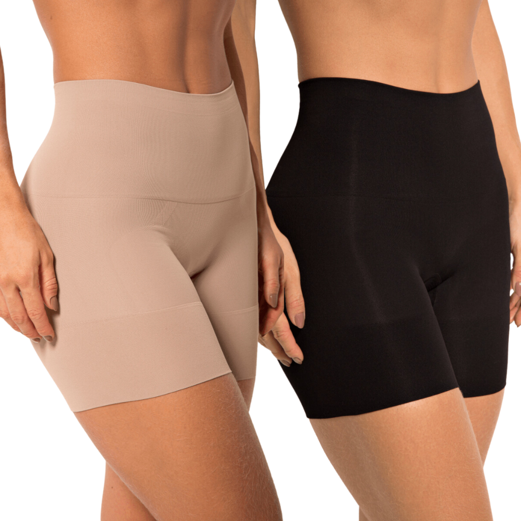 Kit c/ 2 Bermudas Modeladora Shape Comfort Sem Costura - Trifil CO5214 em Oferta na Shopee