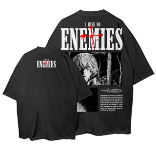 Camiseta Oversized I Have no Enemies Vinland Saga Streetwear Camisa Unissex em Oferta na Shopee