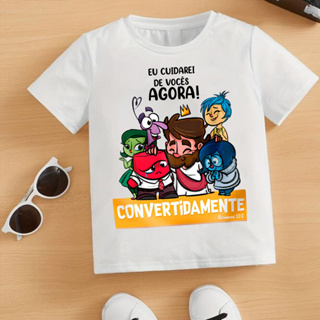 INFANTIL E JUVENIL CAMISETA CAMISA BLUSA TSHIRTS CONVERTIDAMENTE CRISTÃ EVANDELICA DIVERTIDAMENTE em Oferta na Shopee