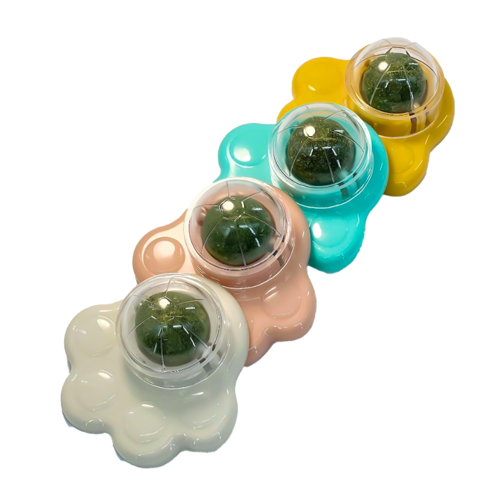 Kit 2 Brinquedo Para Gatos Patinha Com Catnip Erva Gato Natural