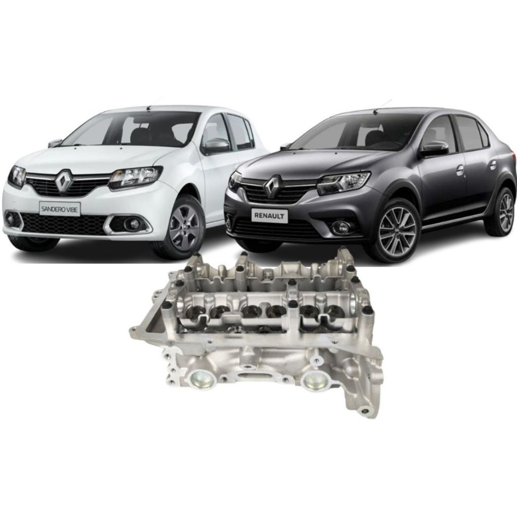 Cabeçote Novo Renault Sandero Logan 1.0 12v 3 Cilindros B4d em Oferta na Shopee