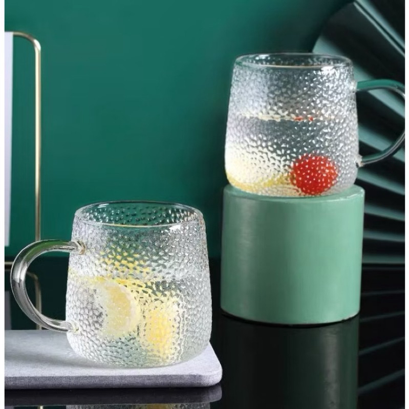 Caneca de Vidro para Bebidas Quentes ou Frias 400ml envio imediato em Oferta na Shopee