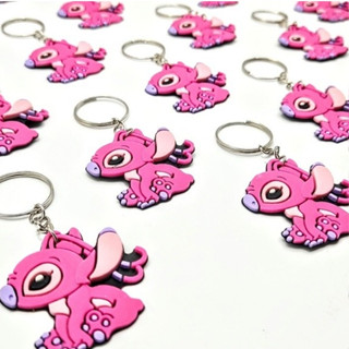 Chaveiro Angel Stitch Lembrancinha Tema Stiti Lilo Festa Tema menina em Oferta na Shopee