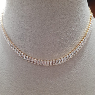 Correntinha feninina Folheada a ouro 18k Choker Gargantilha Promoção CH07 em Oferta na Shopee