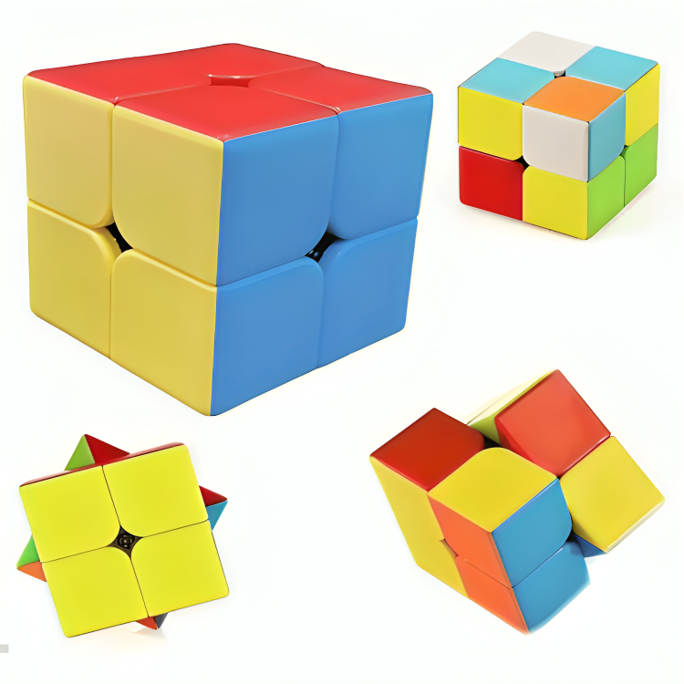 Cubo Mágico De Moyu Rubik 2X2 Cubos 50mm Velocidade Bolso Adesivo Quebra Cabeça Profissional Brinquedos Cubo Mágico Moyu Profissional
