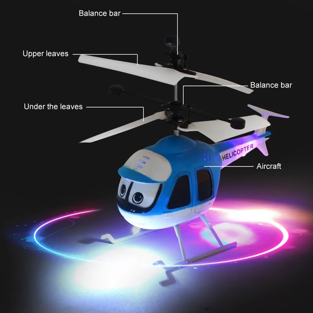 Helicóptero Drone Voador Recarregável Sensor De Mão Mini Brinquedo Infantil