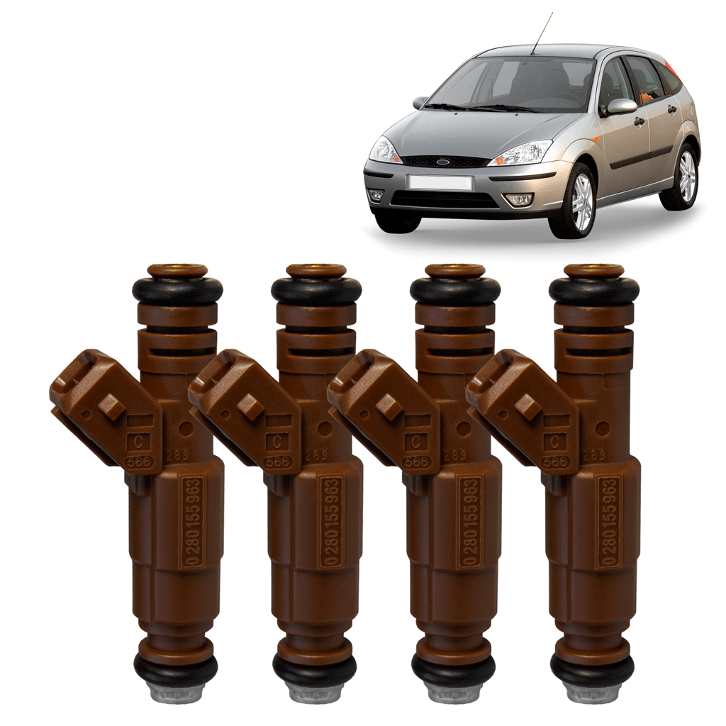 Jogo Bico Injetor Ford Focus 1.8 16v Focus 2.0 16v Mondeo
