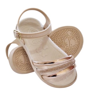 SANDÁLIA INFANTIL BEBÊ DOURADO ROSE GOLD DO 18 AO 24 em Oferta na Shopee